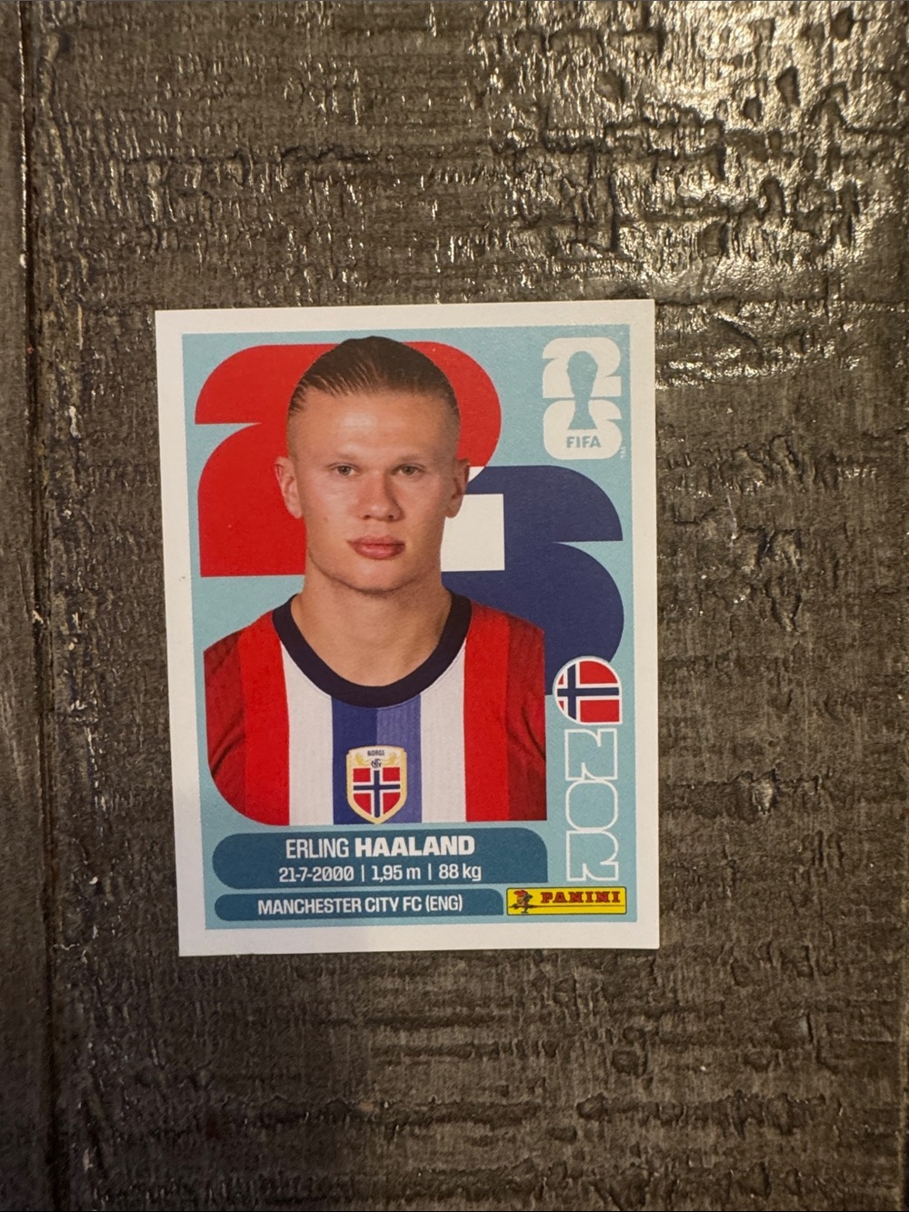 Haaland Norway FIFA Panini Trading Card